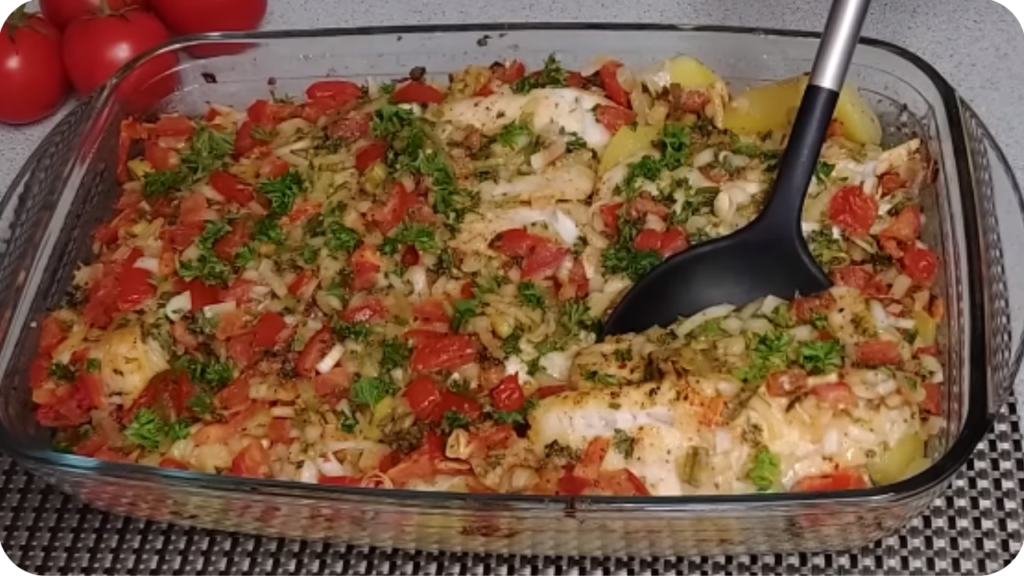 Filé de Tilápia com Batatas